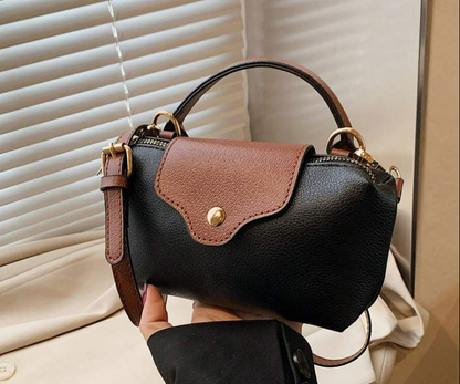 Mini sac à main mode nouvelle avec design bicolore