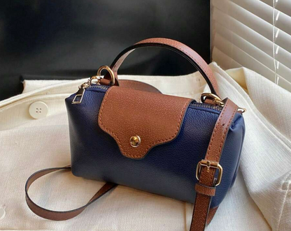 Mini sac à main mode nouvelle avec design bicolore