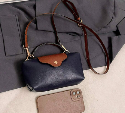 Mini sac à main mode nouvelle avec design bicolore